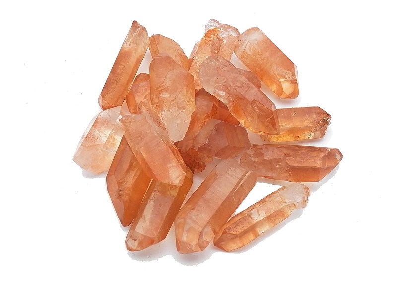 Sacral Chakra stones Tangerine Quartz