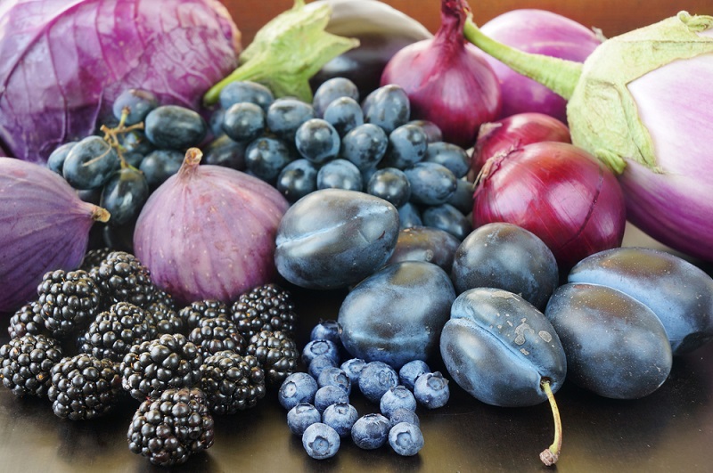 Third Eye Chakra Healing purple foods