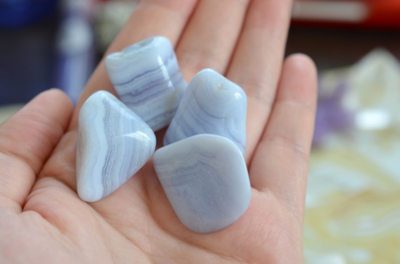 Throat Chakra blue stones