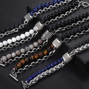 chakra bracelet for men real stone